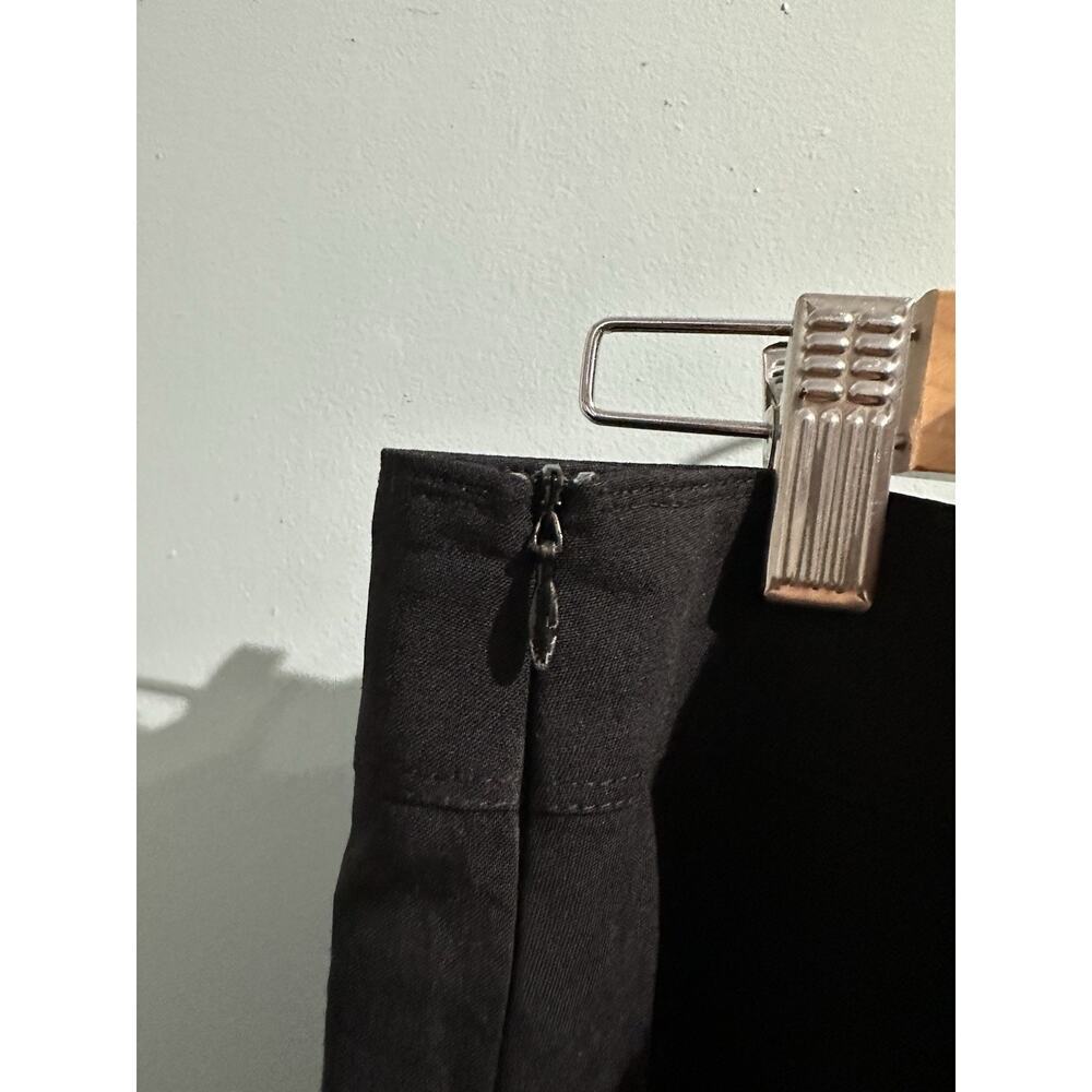 Burberry London Black Wool Mini Pencil Skirt Size 6 - Picture 6 of 8